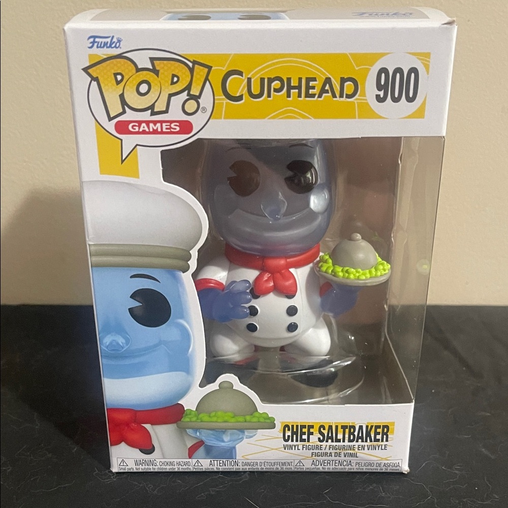 Funko Pop Games Cuphead CHEF SALTBAKER  #900 NIB